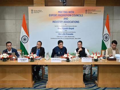 Piyush Goyal holds talks with Export Promotion Councils to leverage opportunities from trade deals | Piyush Goyal holds talks with Export Promotion Councils to leverage opportunities from trade deals Piyush Goyal holds talks with Export Promotion Councils to leverage opportunities from trade deals | Piyush Goyal holds talks with Export Promotion Councils to leverage opportunities from trade deals