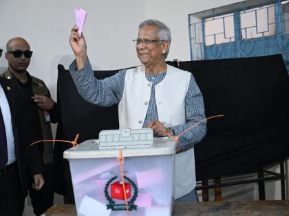 "Beginning of unprecedented journey toward new Bangladesh," says Yunus as voting ends for national polls | "Beginning of unprecedented journey toward new Bangladesh," says Yunus as voting ends for national polls "Beginning of unprecedented journey toward new Bangladesh," says Yunus as voting ends for national polls | "Beginning of unprecedented journey toward new Bangladesh," says Yunus as voting ends for national polls