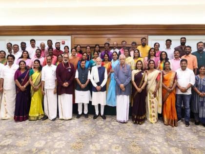 "Kerala fed up with UDF, LDF; people looking to BJP-NDA with great hope": PM Modi | "Kerala fed up with UDF, LDF; people looking to BJP-NDA with great hope": PM Modi "Kerala fed up with UDF, LDF; people looking to BJP-NDA with great hope": PM Modi | "Kerala fed up with UDF, LDF; people looking to BJP-NDA with great hope": PM Modi