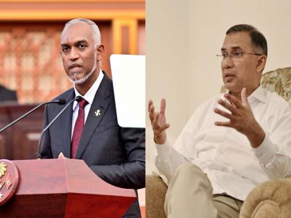 Maldivian President Muizzu congratulates Tarique Rahman on BNP's "remarkable victory" in Bangladesh elections | Maldivian President Muizzu congratulates Tarique Rahman on BNP's "remarkable victory" in Bangladesh elections Maldivian President Muizzu congratulates Tarique Rahman on BNP's "remarkable victory" in Bangladesh elections | Maldivian President Muizzu congratulates Tarique Rahman on BNP's "remarkable victory" in Bangladesh elections