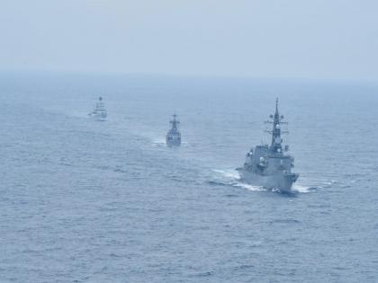 India, Japan, Indonesia conduct trilateral naval exercise in Andaman Sea | India, Japan, Indonesia conduct trilateral naval exercise in Andaman Sea India, Japan, Indonesia conduct trilateral naval exercise in Andaman Sea | India, Japan, Indonesia conduct trilateral naval exercise in Andaman Sea