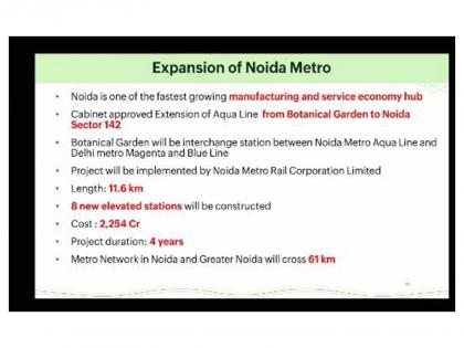 Union Cabinet approves extension of Noida Metro's Aqua Line | Union Cabinet approves extension of Noida Metro's Aqua Line Union Cabinet approves extension of Noida Metro's Aqua Line | Union Cabinet approves extension of Noida Metro's Aqua Line