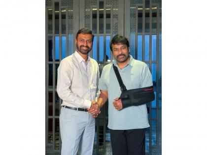 Chiranjeevi undergoes minor shoulder keyhole surgery, says "recovering well... getting back to my routine" | Chiranjeevi undergoes minor shoulder keyhole surgery, says "recovering well... getting back to my routine" Chiranjeevi undergoes minor shoulder keyhole surgery, says "recovering well... getting back to my routine" | Chiranjeevi undergoes minor shoulder keyhole surgery, says "recovering well... getting back to my routine"