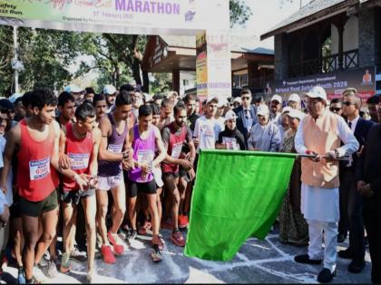 Uttrakhand CM Dhani flags off 5-km run in Dehradun to promote road safety, environmental protection | Uttrakhand CM Dhani flags off 5-km run in Dehradun to promote road safety, environmental protection Uttrakhand CM Dhani flags off 5-km run in Dehradun to promote road safety, environmental protection | Uttrakhand CM Dhani flags off 5-km run in Dehradun to promote road safety, environmental protection