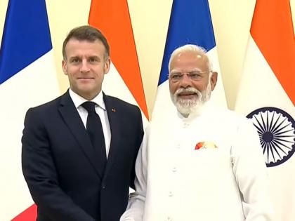 PM Modi meets French President Macron during his fourth India visit in Mumbai | PM Modi meets French President Macron during his fourth India visit in Mumbai PM Modi meets French President Macron during his fourth India visit in Mumbai | PM Modi meets French President Macron during his fourth India visit in Mumbai
