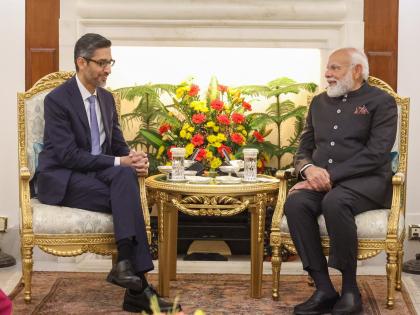 "Google can work with our talented students and professionals": PM Narendra Modi on meeting Sundar Pichai | "Google can work with our talented students and professionals": PM Narendra Modi on meeting Sundar Pichai "Google can work with our talented students and professionals": PM Narendra Modi on meeting Sundar Pichai | "Google can work with our talented students and professionals": PM Narendra Modi on meeting Sundar Pichai