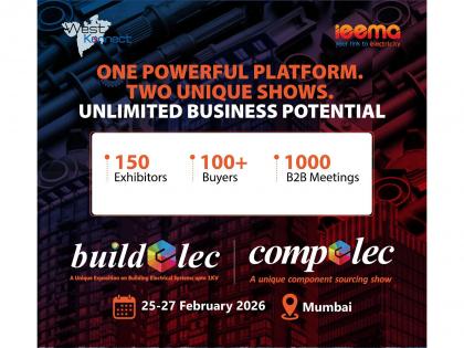 One Powerful Platform, Unlimited Business Potential: BuildELEC & CompELEC: Leading Sourcing Shows for West India | One Powerful Platform, Unlimited Business Potential: BuildELEC & CompELEC: Leading Sourcing Shows for West India One Powerful Platform, Unlimited Business Potential: BuildELEC & CompELEC: Leading Sourcing Shows for West India | One Powerful Platform, Unlimited Business Potential: BuildELEC & CompELEC: Leading Sourcing Shows for West India