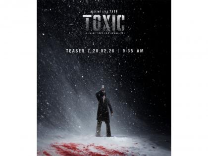 'Toxic' teaser to drop on Feb 20, makers share intense new poster featuring Yash | 'Toxic' teaser to drop on Feb 20, makers share intense new poster featuring Yash 'Toxic' teaser to drop on Feb 20, makers share intense new poster featuring Yash | 'Toxic' teaser to drop on Feb 20, makers share intense new poster featuring Yash