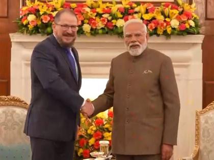 PM Modi meets Qualcomm CEO Cristiano Amon on sidelines of India AI Impact Summit | PM Modi meets Qualcomm CEO Cristiano Amon on sidelines of India AI Impact Summit PM Modi meets Qualcomm CEO Cristiano Amon on sidelines of India AI Impact Summit | PM Modi meets Qualcomm CEO Cristiano Amon on sidelines of India AI Impact Summit