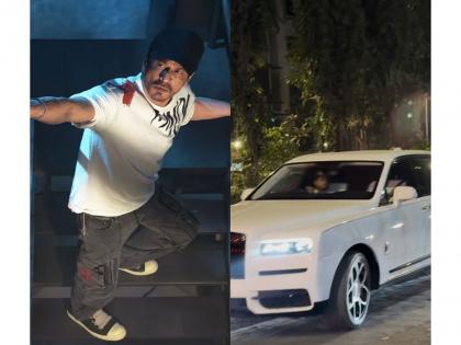 Shah Rukh Khan departs from Lilavati Hospital after meeting Salim Khan | Shah Rukh Khan departs from Lilavati Hospital after meeting Salim Khan Shah Rukh Khan departs from Lilavati Hospital after meeting Salim Khan | Shah Rukh Khan departs from Lilavati Hospital after meeting Salim Khan