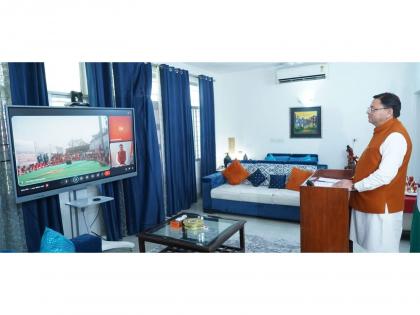 CM Pushkar Singh Dhami virtually inaugurates Khadi Holi festival in Champawat | CM Pushkar Singh Dhami virtually inaugurates Khadi Holi festival in Champawat CM Pushkar Singh Dhami virtually inaugurates Khadi Holi festival in Champawat | CM Pushkar Singh Dhami virtually inaugurates Khadi Holi festival in Champawat