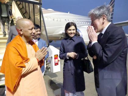 Japan: Uttar Pradesh CM Yogi Adityanath arrives in Tokyo | Japan: Uttar Pradesh CM Yogi Adityanath arrives in Tokyo Japan: Uttar Pradesh CM Yogi Adityanath arrives in Tokyo | Japan: Uttar Pradesh CM Yogi Adityanath arrives in Tokyo