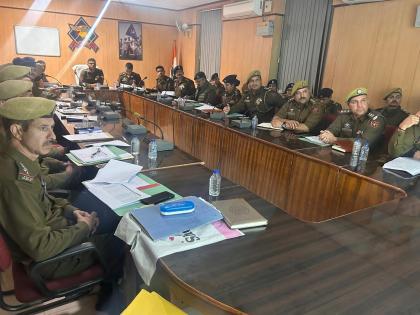 SSP Udhampur chairs Ops-cum-Crime Review Meeting, emphasizes zero-tolerance policy against drugs and quality investigation | SSP Udhampur chairs Ops-cum-Crime Review Meeting, emphasizes zero-tolerance policy against drugs and quality investigation SSP Udhampur chairs Ops-cum-Crime Review Meeting, emphasizes zero-tolerance policy against drugs and quality investigation | SSP Udhampur chairs Ops-cum-Crime Review Meeting, emphasizes zero-tolerance policy against drugs and quality investigation
