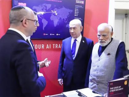 PM Modi and Israeli PM Netanyahu attend technology and innovations exhibition | PM Modi and Israeli PM Netanyahu attend technology and innovations exhibition PM Modi and Israeli PM Netanyahu attend technology and innovations exhibition | PM Modi and Israeli PM Netanyahu attend technology and innovations exhibition