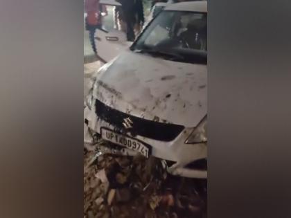 Noida: Vehicle loses control, falls into drain in Bisrakh, no injuries reported | Noida: Vehicle loses control, falls into drain in Bisrakh, no injuries reported Noida: Vehicle loses control, falls into drain in Bisrakh, no injuries reported | Noida: Vehicle loses control, falls into drain in Bisrakh, no injuries reported