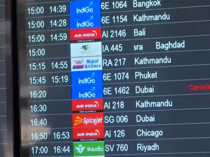 Delhi: Several international flights from IGI Airport delayed amid ongoing West Asian conflict | Delhi: Several international flights from IGI Airport delayed amid ongoing West Asian conflict Delhi: Several international flights from IGI Airport delayed amid ongoing West Asian conflict | Delhi: Several international flights from IGI Airport delayed amid ongoing West Asian conflict