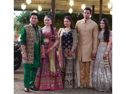 Tendulkar family stuns in traditional outfits at Arjun Tendulkar's pre-wedding celebrations; Zaheer Khan, Yuvraj Singh, Harbhajan Singh attend | Tendulkar family stuns in traditional outfits at Arjun Tendulkar's pre-wedding celebrations; Zaheer Khan, Yuvraj Singh, Harbhajan Singh attend Tendulkar family stuns in traditional outfits at Arjun Tendulkar's pre-wedding celebrations; Zaheer Khan, Yuvraj Singh, Harbhajan Singh attend | Tendulkar family stuns in traditional outfits at Arjun Tendulkar's pre-wedding celebrations; Zaheer Khan, Yuvraj Singh, Harbhajan Singh attend