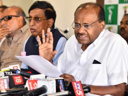 "Public squabbling": Union Minister HD Kumaraswamy refutes phone-tapping allegations by Karnataka CM | "Public squabbling": Union Minister HD Kumaraswamy refutes phone-tapping allegations by Karnataka CM "Public squabbling": Union Minister HD Kumaraswamy refutes phone-tapping allegations by Karnataka CM | "Public squabbling": Union Minister HD Kumaraswamy refutes phone-tapping allegations by Karnataka CM