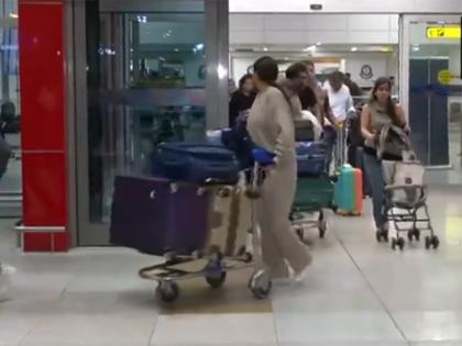 "We were scared": Stranded Indian passengers arrive at Delhi Airport amid Iran conflict | "We were scared": Stranded Indian passengers arrive at Delhi Airport amid Iran conflict "We were scared": Stranded Indian passengers arrive at Delhi Airport amid Iran conflict | "We were scared": Stranded Indian passengers arrive at Delhi Airport amid Iran conflict