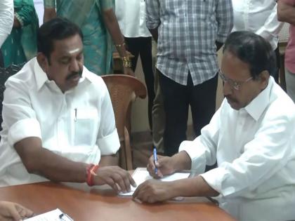 Tamil Nadu: AIADMK Rajya Sabha candidate Thambidurai files nomination at Secretariat | Tamil Nadu: AIADMK Rajya Sabha candidate Thambidurai files nomination at Secretariat Tamil Nadu: AIADMK Rajya Sabha candidate Thambidurai files nomination at Secretariat | Tamil Nadu: AIADMK Rajya Sabha candidate Thambidurai files nomination at Secretariat