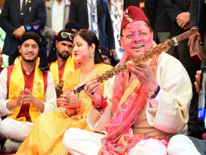 Holi celebrations reflect Uttarakhand's culture, faith, and development: CM Dhami | Holi celebrations reflect Uttarakhand's culture, faith, and development: CM Dhami Holi celebrations reflect Uttarakhand's culture, faith, and development: CM Dhami | Holi celebrations reflect Uttarakhand's culture, faith, and development: CM Dhami