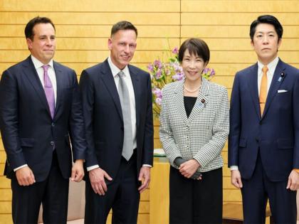 Japan PM Takaichi holds talks with Palantir's Peter Thiel on advanced tech landscape | Japan PM Takaichi holds talks with Palantir's Peter Thiel on advanced tech landscape Japan PM Takaichi holds talks with Palantir's Peter Thiel on advanced tech landscape | Japan PM Takaichi holds talks with Palantir's Peter Thiel on advanced tech landscape
