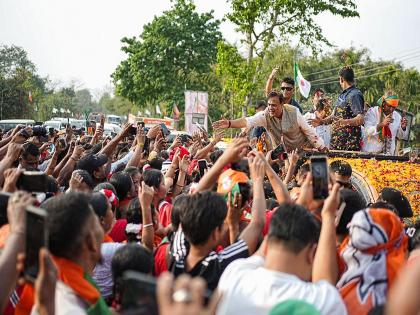 Assam CM Sarma's 'Jan Ashirwad Yatra' covers 800 km across 25 constituencies in 7 days | Assam CM Sarma's 'Jan Ashirwad Yatra' covers 800 km across 25 constituencies in 7 days Assam CM Sarma's 'Jan Ashirwad Yatra' covers 800 km across 25 constituencies in 7 days | Assam CM Sarma's 'Jan Ashirwad Yatra' covers 800 km across 25 constituencies in 7 days