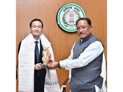 Japan Embassy Minister calls on Chhattisgarh CM Vishnu Deo Sai | Japan Embassy Minister calls on Chhattisgarh CM Vishnu Deo Sai Japan Embassy Minister calls on Chhattisgarh CM Vishnu Deo Sai | Japan Embassy Minister calls on Chhattisgarh CM Vishnu Deo Sai