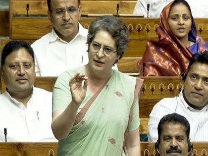 LoP never bowed to the ruling side: Priyanka Gandhi during debate on no-confidence motion against LS speaker | LoP never bowed to the ruling side: Priyanka Gandhi during debate on no-confidence motion against LS speaker LoP never bowed to the ruling side: Priyanka Gandhi during debate on no-confidence motion against LS speaker | LoP never bowed to the ruling side: Priyanka Gandhi during debate on no-confidence motion against LS speaker
