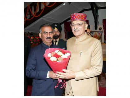 Himachal CM Sukhu welcomes newly appointed Governor Kavinder Gupta Himachal CM Sukhu welcomes newly appointed Governor Kavinder Gupta