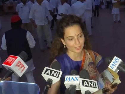 "Congress always levels allegations, started hungama": BJP MP Kangana Ranaut | "Congress always levels allegations, started hungama": BJP MP Kangana Ranaut "Congress always levels allegations, started hungama": BJP MP Kangana Ranaut | "Congress always levels allegations, started hungama": BJP MP Kangana Ranaut