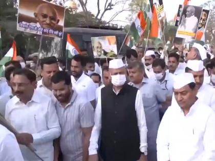 Rajasthan: Congress leader Ashok Gehlot leads silent march on 'Dandi March' anniversary | Rajasthan: Congress leader Ashok Gehlot leads silent march on 'Dandi March' anniversary Rajasthan: Congress leader Ashok Gehlot leads silent march on 'Dandi March' anniversary | Rajasthan: Congress leader Ashok Gehlot leads silent march on 'Dandi March' anniversary