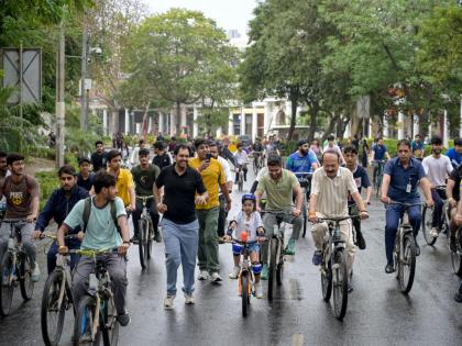 65th edition of Fit India Sundays on Cycle takes place in more than 5000 locations across India | 65th edition of Fit India Sundays on Cycle takes place in more than 5000 locations across India 65th edition of Fit India Sundays on Cycle takes place in more than 5000 locations across India | 65th edition of Fit India Sundays on Cycle takes place in more than 5000 locations across India