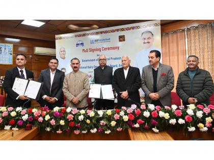 Himachal Govt signs MoU with National Dairy Development Board to boost dairy sector | Himachal Govt signs MoU with National Dairy Development Board to boost dairy sector Himachal Govt signs MoU with National Dairy Development Board to boost dairy sector | Himachal Govt signs MoU with National Dairy Development Board to boost dairy sector