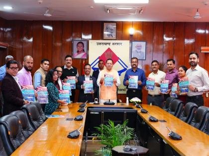 Uttarakhand CM Dhami releases "Prayas: Better Tomorrow" souvenir | Uttarakhand CM Dhami releases "Prayas: Better Tomorrow" souvenir Uttarakhand CM Dhami releases "Prayas: Better Tomorrow" souvenir | Uttarakhand CM Dhami releases "Prayas: Better Tomorrow" souvenir