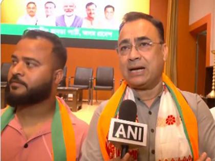 "Difficult to work for society while staying in Congress," says Navajyoti Talukdar after joining BJP | "Difficult to work for society while staying in Congress," says Navajyoti Talukdar after joining BJP "Difficult to work for society while staying in Congress," says Navajyoti Talukdar after joining BJP | "Difficult to work for society while staying in Congress," says Navajyoti Talukdar after joining BJP