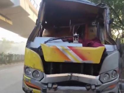 Delhi: Two dead, several injured after bus overturns near Jhandewalan Temple | Delhi: Two dead, several injured after bus overturns near Jhandewalan Temple Delhi: Two dead, several injured after bus overturns near Jhandewalan Temple | Delhi: Two dead, several injured after bus overturns near Jhandewalan Temple