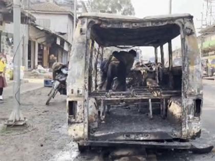 Manipur: Intoxicated riders collide with security vehicle in Churachandpur | Manipur: Intoxicated riders collide with security vehicle in Churachandpur