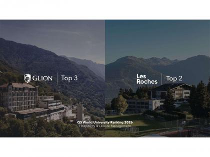 Glion and Les Roches lead global hospitality education in the 2026 QS Rankings, setting Sommet Education apart with two top-ranked brands | Glion and Les Roches lead global hospitality education in the 2026 QS Rankings, setting Sommet Education apart with two top-ranked brands Glion and Les Roches lead global hospitality education in the 2026 QS Rankings, setting Sommet Education apart with two top-ranked brands | Glion and Les Roches lead global hospitality education in the 2026 QS Rankings, setting Sommet Education apart with two top-ranked brands