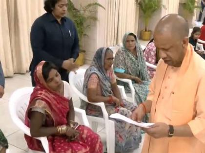 UP CM Yogi Adityanath meets people, hears grievances in Lucknow 'Janta Darshan' | UP CM Yogi Adityanath meets people, hears grievances in Lucknow 'Janta Darshan' UP CM Yogi Adityanath meets people, hears grievances in Lucknow 'Janta Darshan' | UP CM Yogi Adityanath meets people, hears grievances in Lucknow 'Janta Darshan'