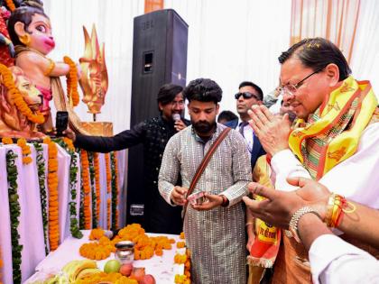 Uttarakhand CM Pushkar Singh Dhami extends wishes on Hanuman Jayanti | Uttarakhand CM Pushkar Singh Dhami extends wishes on Hanuman Jayanti Uttarakhand CM Pushkar Singh Dhami extends wishes on Hanuman Jayanti | Uttarakhand CM Pushkar Singh Dhami extends wishes on Hanuman Jayanti
