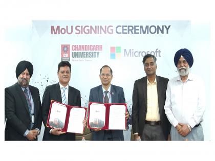 Microsoft Establishes 'Skill Center' at Chandigarh University | Microsoft Establishes 'Skill Center' at Chandigarh University Microsoft Establishes 'Skill Center' at Chandigarh University | Microsoft Establishes 'Skill Center' at Chandigarh University