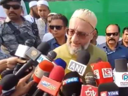 Owaisi urges Muslim voters to support AIUDF in Assam | Owaisi urges Muslim voters to support AIUDF in Assam Owaisi urges Muslim voters to support AIUDF in Assam | Owaisi urges Muslim voters to support AIUDF in Assam