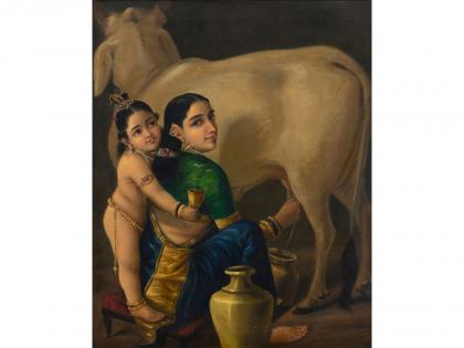 Raja Ravi Varma's painting 'Yashoda and Krishna' sets Indian art record with Rs 167.2 crore sale in auction | Raja Ravi Varma's painting 'Yashoda and Krishna' sets Indian art record with Rs 167.2 crore sale in auction Raja Ravi Varma's painting 'Yashoda and Krishna' sets Indian art record with Rs 167.2 crore sale in auction | Raja Ravi Varma's painting 'Yashoda and Krishna' sets Indian art record with Rs 167.2 crore sale in auction