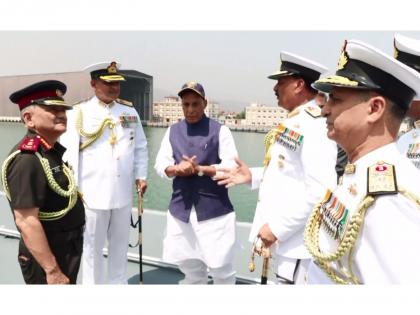 Rajnath Singh inspects INS Taragiri during commissioning ceremony in Visakhapatnam | Rajnath Singh inspects INS Taragiri during commissioning ceremony in Visakhapatnam Rajnath Singh inspects INS Taragiri during commissioning ceremony in Visakhapatnam | Rajnath Singh inspects INS Taragiri during commissioning ceremony in Visakhapatnam