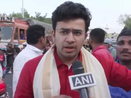 "Complete breakdown of law and order in West Bengal": BJP MP Tejasvi Surya | "Complete breakdown of law and order in West Bengal": BJP MP Tejasvi Surya "Complete breakdown of law and order in West Bengal": BJP MP Tejasvi Surya | "Complete breakdown of law and order in West Bengal": BJP MP Tejasvi Surya