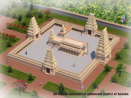 Telagana: Famous Basara Gnana Saraswati temple to get a big facelift | Telagana: Famous Basara Gnana Saraswati temple to get a big facelift Telagana: Famous Basara Gnana Saraswati temple to get a big facelift | Telagana: Famous Basara Gnana Saraswati temple to get a big facelift