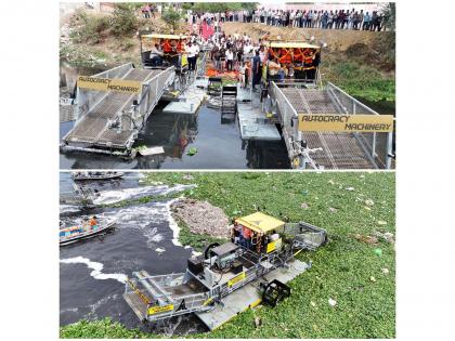 Autocracy Machinery Deploys Advanced Dual-Purpose Weed Harvesters to Strengthen Delhi's Water Infrastructure | Autocracy Machinery Deploys Advanced Dual-Purpose Weed Harvesters to Strengthen Delhi's Water Infrastructure Autocracy Machinery Deploys Advanced Dual-Purpose Weed Harvesters to Strengthen Delhi's Water Infrastructure | Autocracy Machinery Deploys Advanced Dual-Purpose Weed Harvesters to Strengthen Delhi's Water Infrastructure