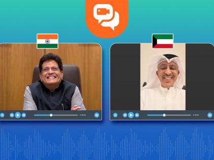 Piyush Goyal talks to Kuwaiti counterpart post ceasefire declaration in region | Piyush Goyal talks to Kuwaiti counterpart post ceasefire declaration in region Piyush Goyal talks to Kuwaiti counterpart post ceasefire declaration in region | Piyush Goyal talks to Kuwaiti counterpart post ceasefire declaration in region