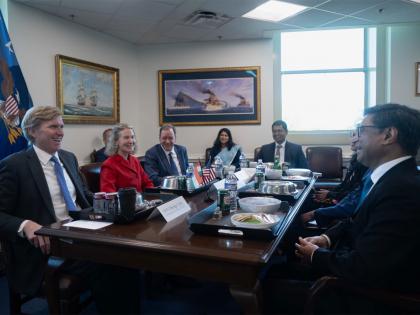 India-US discuss West Asia developments, deepening defence ties during Foreign Secy Misri's visit | India-US discuss West Asia developments, deepening defence ties during Foreign Secy Misri's visit India-US discuss West Asia developments, deepening defence ties during Foreign Secy Misri's visit | India-US discuss West Asia developments, deepening defence ties during Foreign Secy Misri's visit